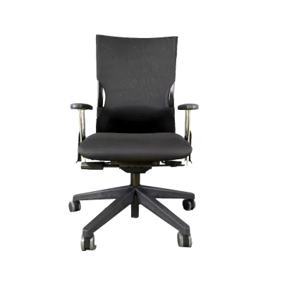 Asiento con aire acondicionado HAWORTH Comforto 55 (Lively) negro con respaldo 1D y apoyabrazos